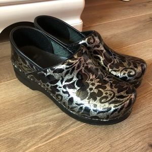 Dansko Floral Clogs